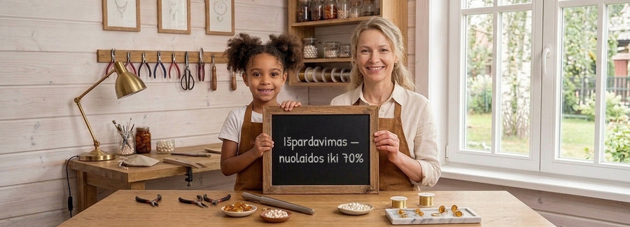 Išpardavimas, nuolaidos iki 70 %