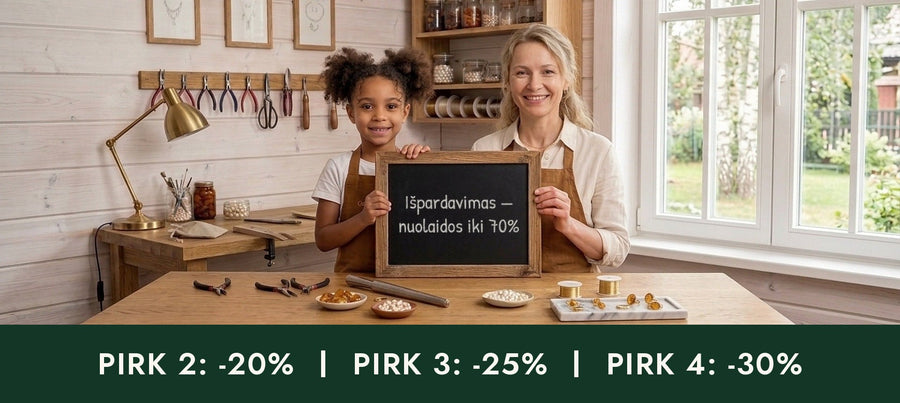 Pirk 2: -20%, pirk 3: -25%, pirk 4: -30%